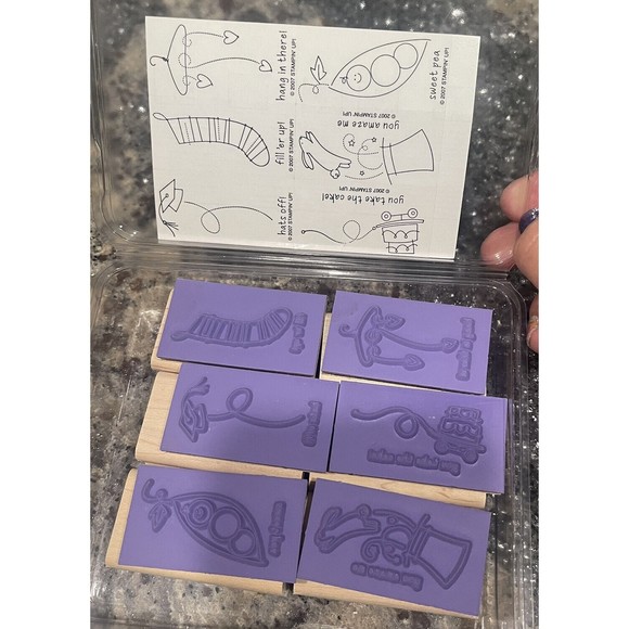 2007  Stampin' Up "Event Full" stamp set; rubber stamps; scrapbooking - Picture 1 of 6